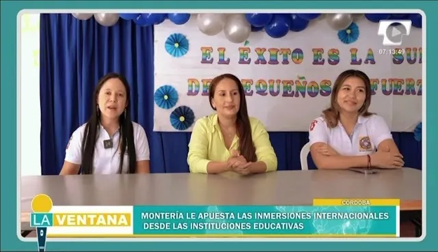 El programa La Ventana: Montería le apuesta a las inmersiones internacionales desde los colegios